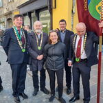 Konzul Viteškega omizja Ljubljana, Matjaž Kiler in dr. Tatjana Košmerlj, predstavnica Biotehnične fakultete UL